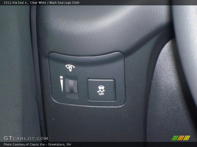 Clear White / Black Soul Logo Cloth 2011 Kia Soul +