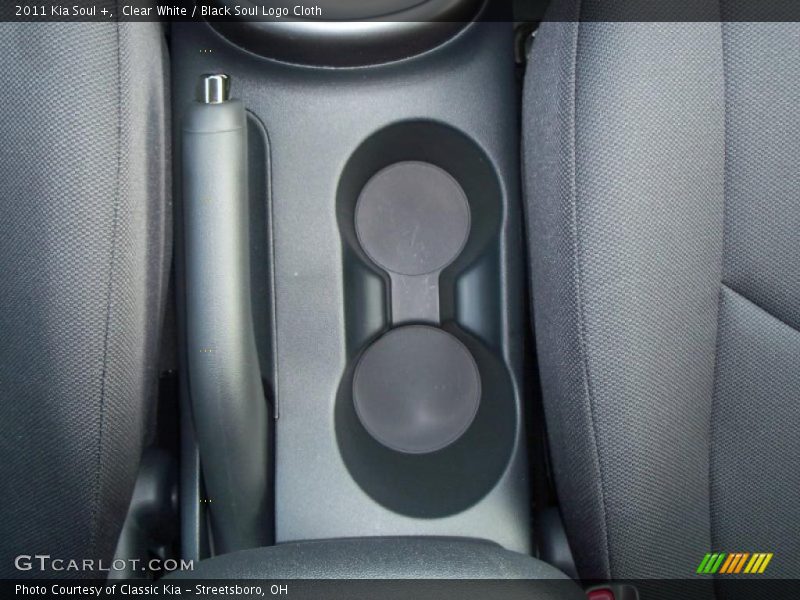 Clear White / Black Soul Logo Cloth 2011 Kia Soul +