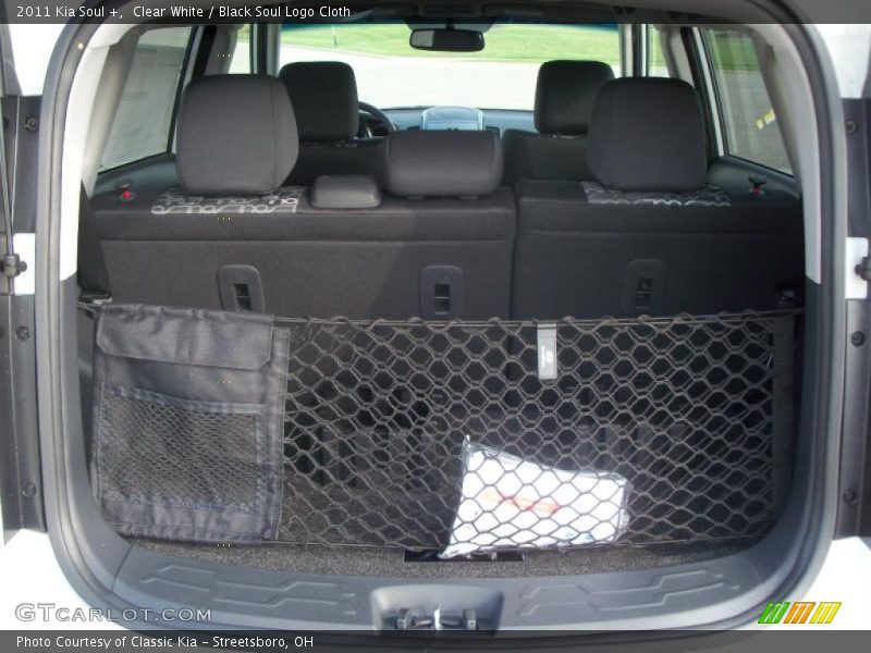 Clear White / Black Soul Logo Cloth 2011 Kia Soul +