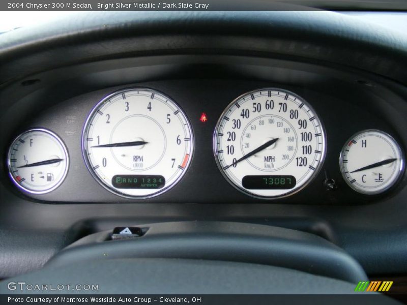 Bright Silver Metallic / Dark Slate Gray 2004 Chrysler 300 M Sedan