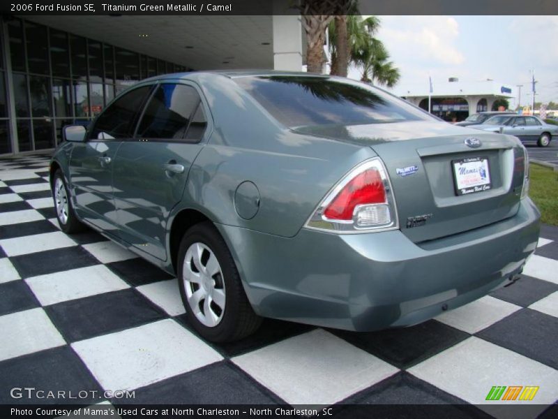 Titanium Green Metallic / Camel 2006 Ford Fusion SE