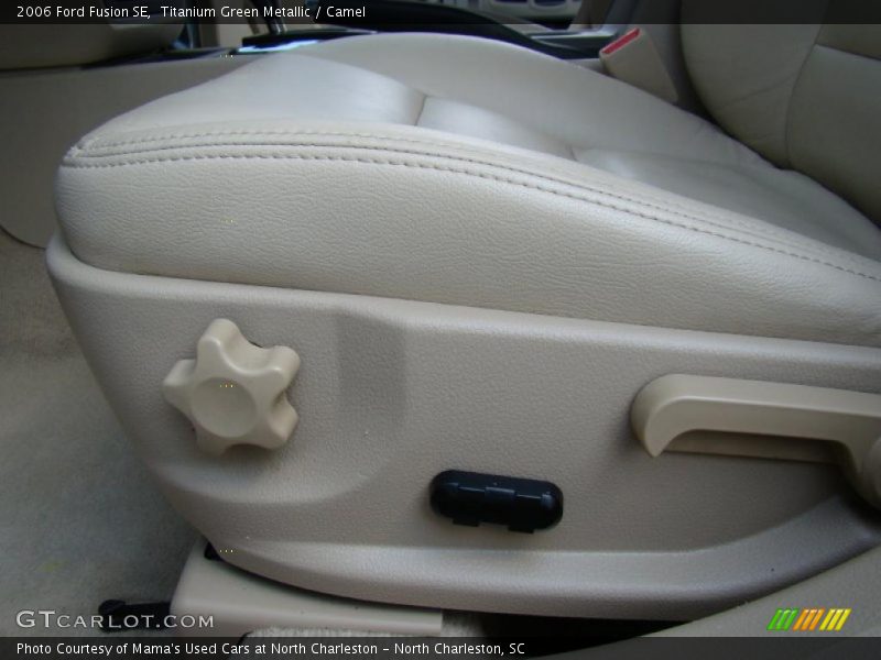 Titanium Green Metallic / Camel 2006 Ford Fusion SE