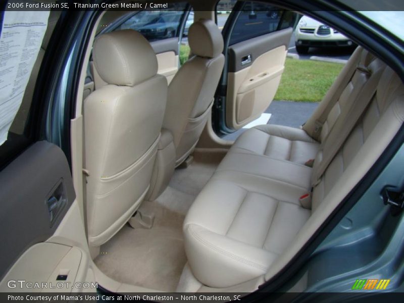 Titanium Green Metallic / Camel 2006 Ford Fusion SE