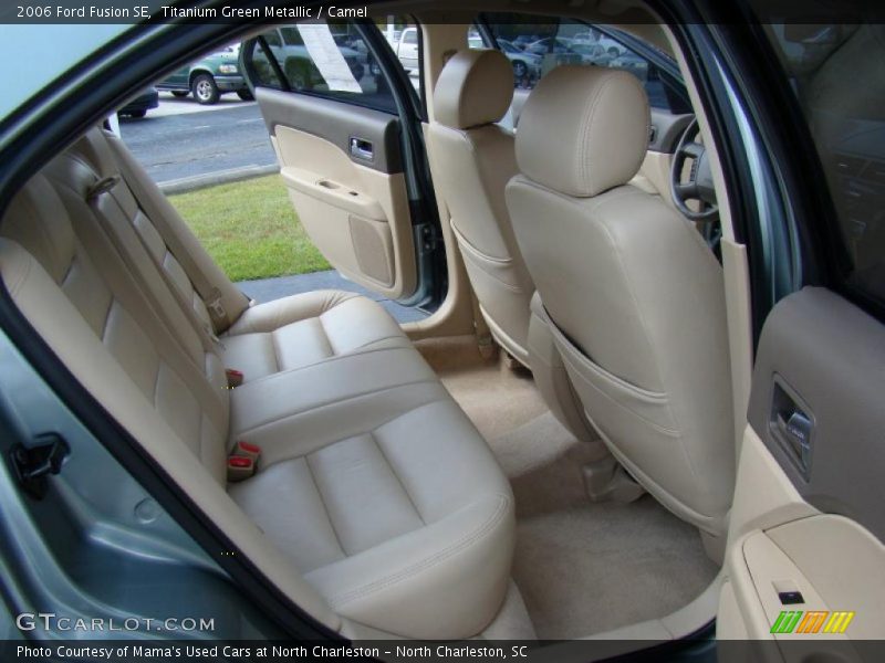 Titanium Green Metallic / Camel 2006 Ford Fusion SE