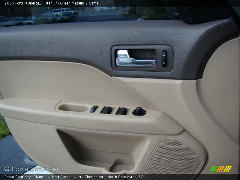 Titanium Green Metallic / Camel 2006 Ford Fusion SE