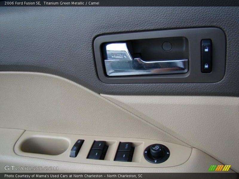 Titanium Green Metallic / Camel 2006 Ford Fusion SE