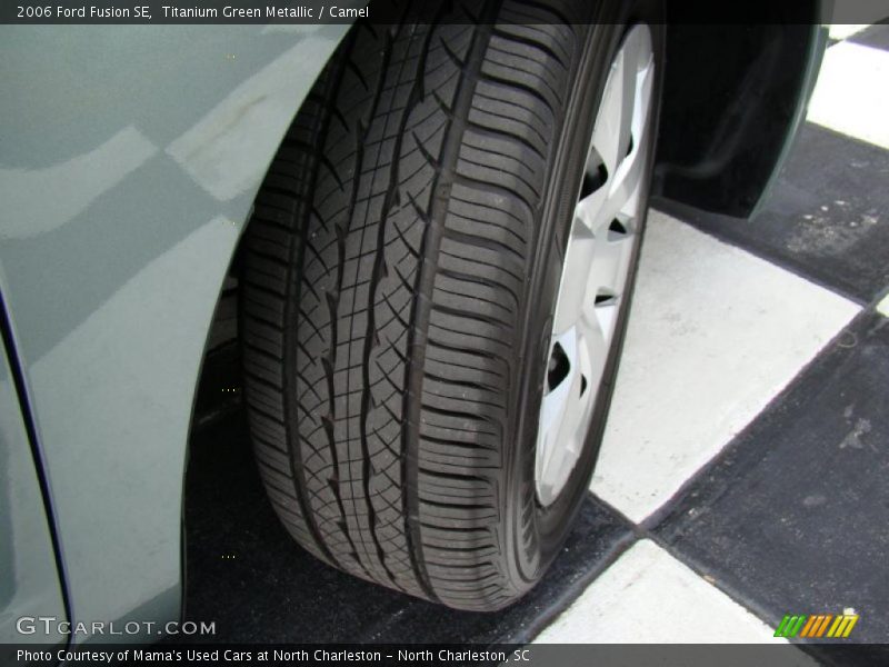Titanium Green Metallic / Camel 2006 Ford Fusion SE