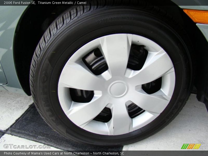 Titanium Green Metallic / Camel 2006 Ford Fusion SE