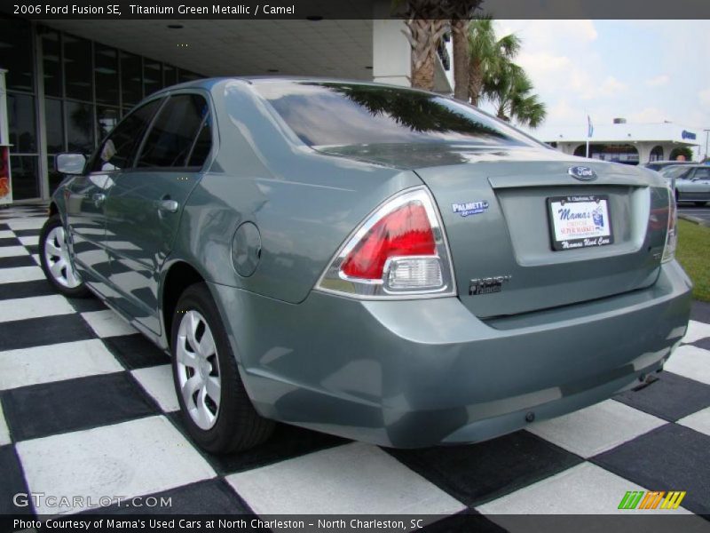 Titanium Green Metallic / Camel 2006 Ford Fusion SE