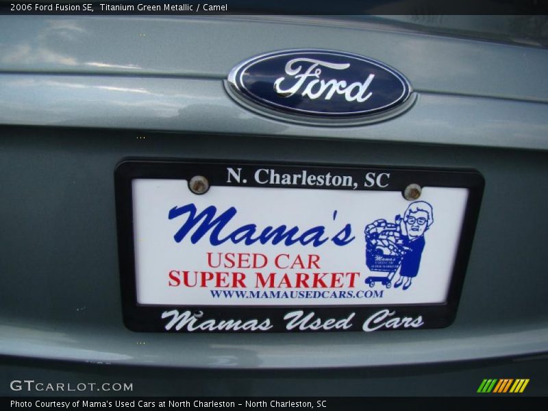 Titanium Green Metallic / Camel 2006 Ford Fusion SE