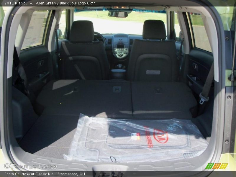 Alien Green / Black Soul Logo Cloth 2011 Kia Soul +