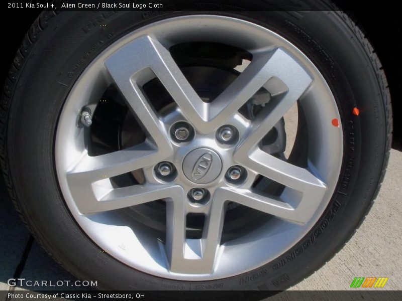 Alien Green / Black Soul Logo Cloth 2011 Kia Soul +