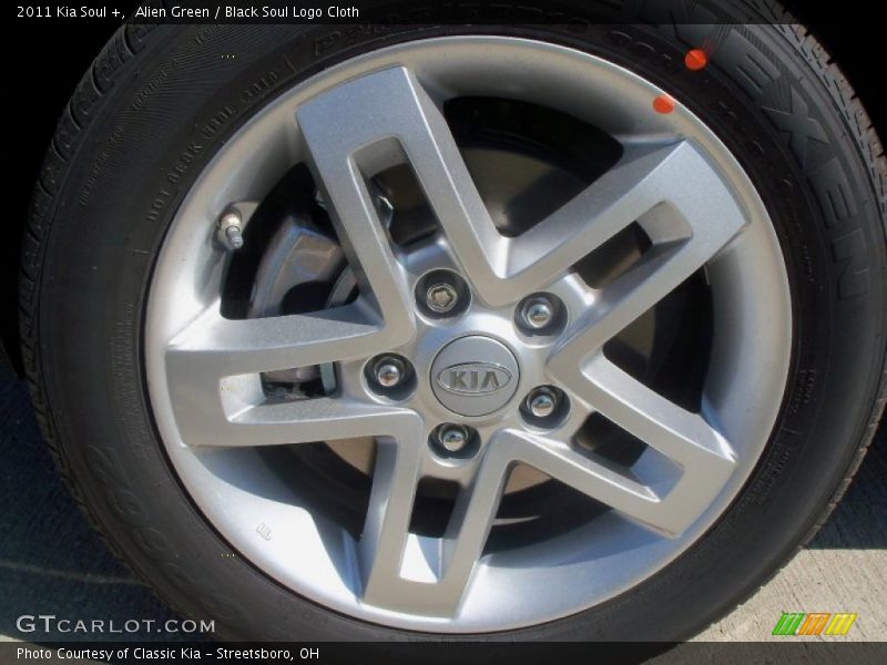 Alien Green / Black Soul Logo Cloth 2011 Kia Soul +