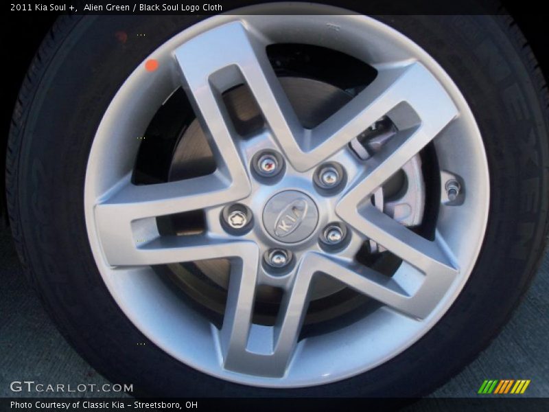 Alien Green / Black Soul Logo Cloth 2011 Kia Soul +