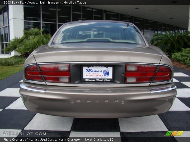 Light Bronzemist Metallic / Taupe 2003 Buick Park Avenue