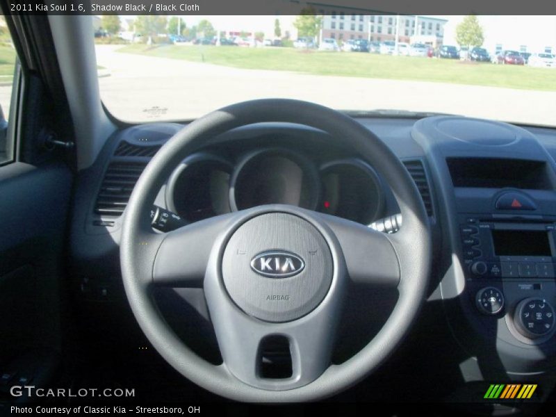 Shadow Black / Black Cloth 2011 Kia Soul 1.6