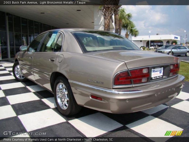 Light Bronzemist Metallic / Taupe 2003 Buick Park Avenue