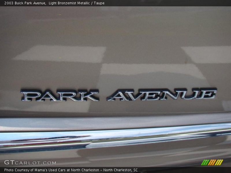 Light Bronzemist Metallic / Taupe 2003 Buick Park Avenue