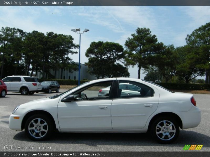 Stone White / Taupe 2004 Dodge Neon SXT