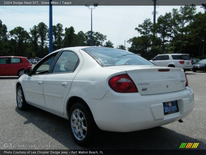 Stone White / Taupe 2004 Dodge Neon SXT