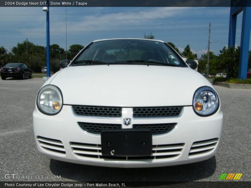 Stone White / Taupe 2004 Dodge Neon SXT