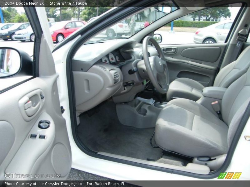 Stone White / Taupe 2004 Dodge Neon SXT