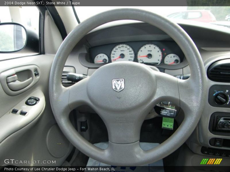Stone White / Taupe 2004 Dodge Neon SXT