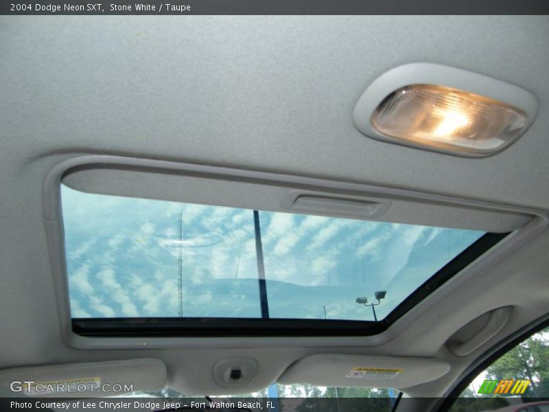 Stone White / Taupe 2004 Dodge Neon SXT