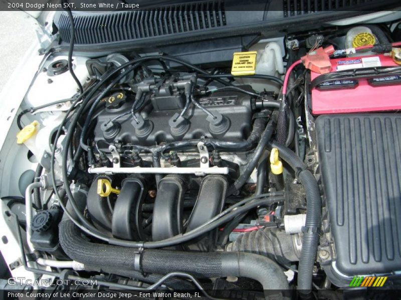 Stone White / Taupe 2004 Dodge Neon SXT