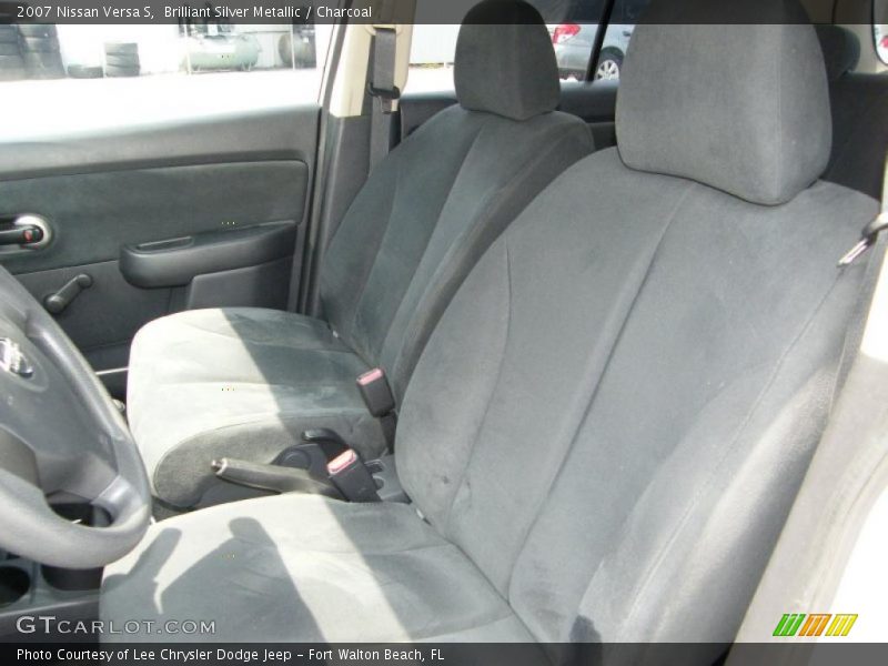 Brilliant Silver Metallic / Charcoal 2007 Nissan Versa S
