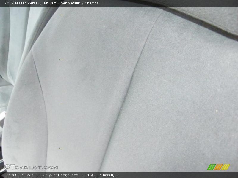Brilliant Silver Metallic / Charcoal 2007 Nissan Versa S