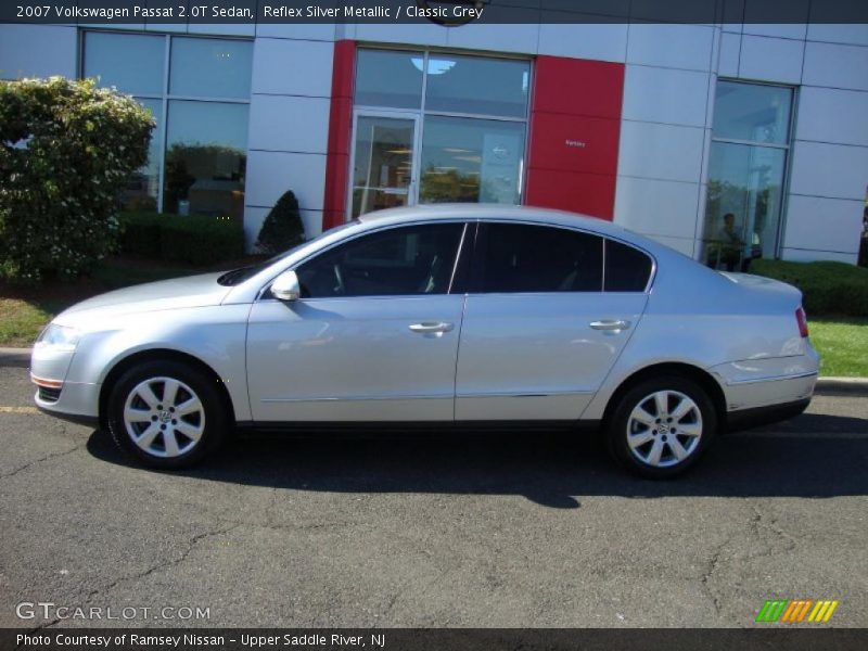 Reflex Silver Metallic / Classic Grey 2007 Volkswagen Passat 2.0T Sedan