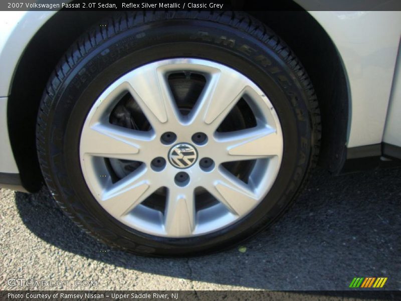 Reflex Silver Metallic / Classic Grey 2007 Volkswagen Passat 2.0T Sedan