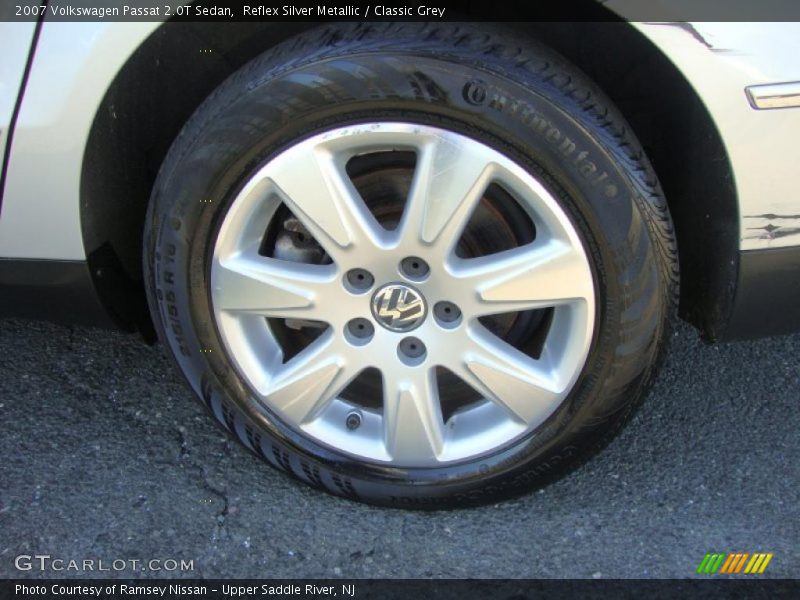 Reflex Silver Metallic / Classic Grey 2007 Volkswagen Passat 2.0T Sedan