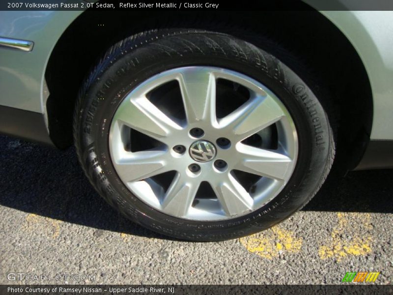 Reflex Silver Metallic / Classic Grey 2007 Volkswagen Passat 2.0T Sedan