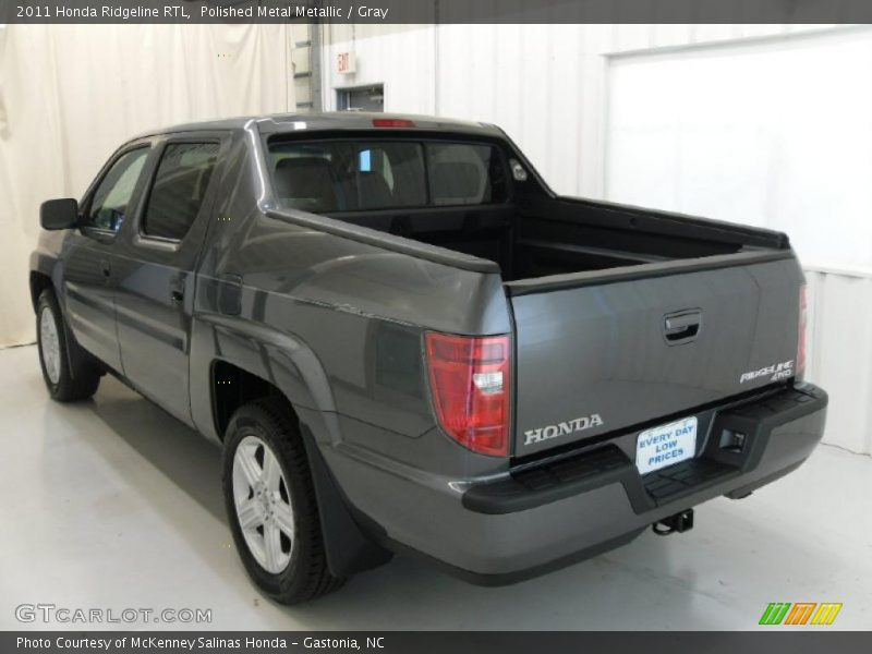 Polished Metal Metallic / Gray 2011 Honda Ridgeline RTL