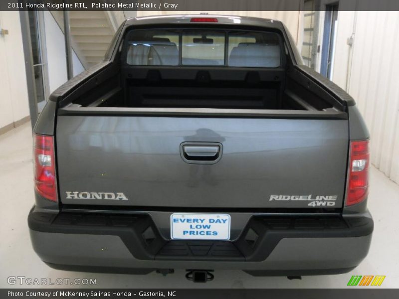Polished Metal Metallic / Gray 2011 Honda Ridgeline RTL