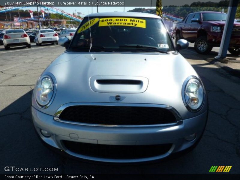 Pure Silver Metallic / Lounge Redwood 2007 Mini Cooper S Hardtop