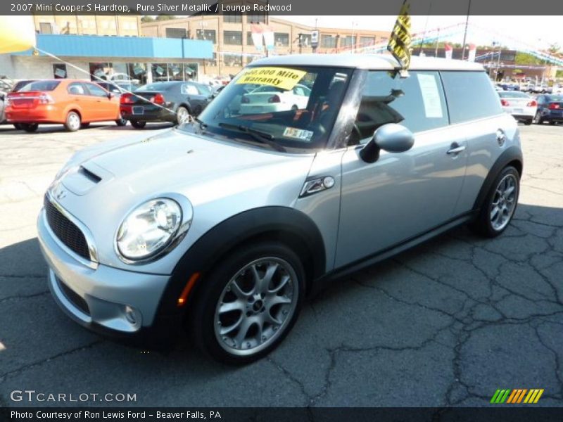 Pure Silver Metallic / Lounge Redwood 2007 Mini Cooper S Hardtop