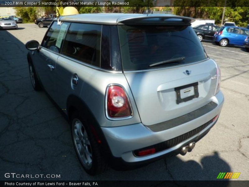 Pure Silver Metallic / Lounge Redwood 2007 Mini Cooper S Hardtop