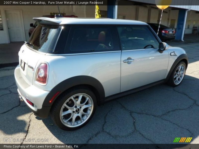 Pure Silver Metallic / Lounge Redwood 2007 Mini Cooper S Hardtop