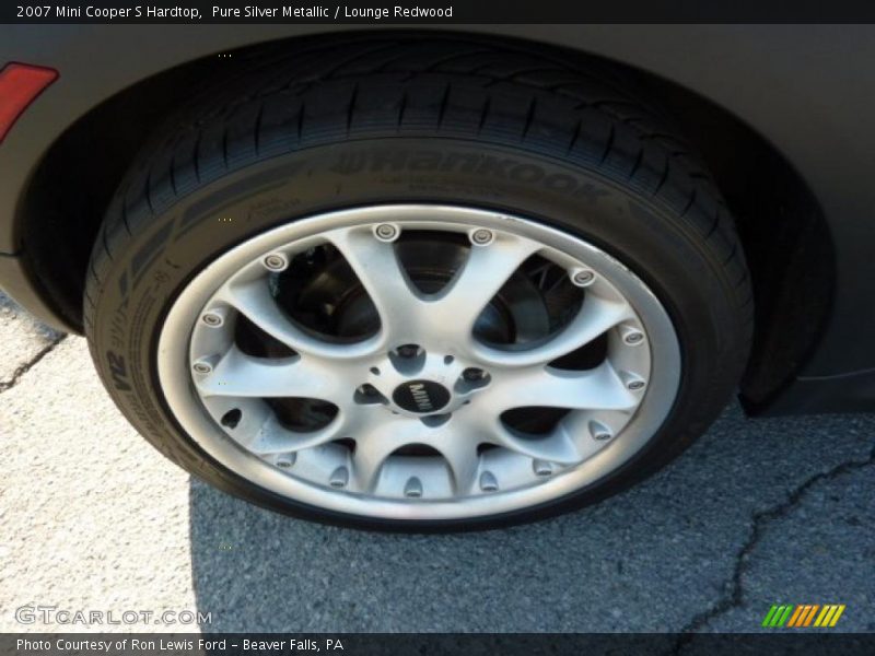 Pure Silver Metallic / Lounge Redwood 2007 Mini Cooper S Hardtop