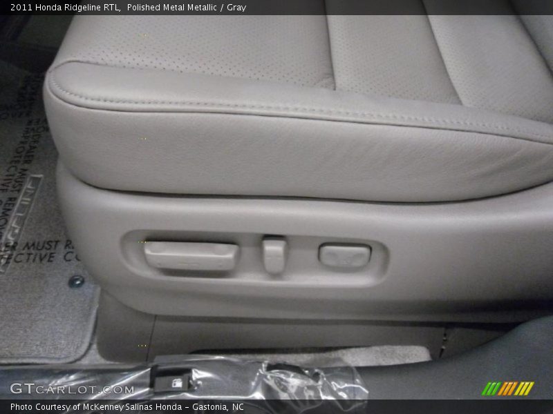 Polished Metal Metallic / Gray 2011 Honda Ridgeline RTL