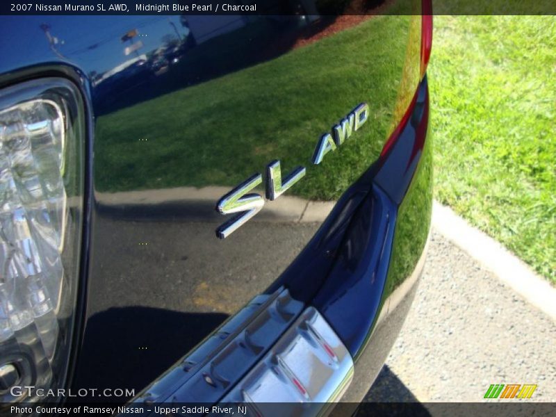Midnight Blue Pearl / Charcoal 2007 Nissan Murano SL AWD