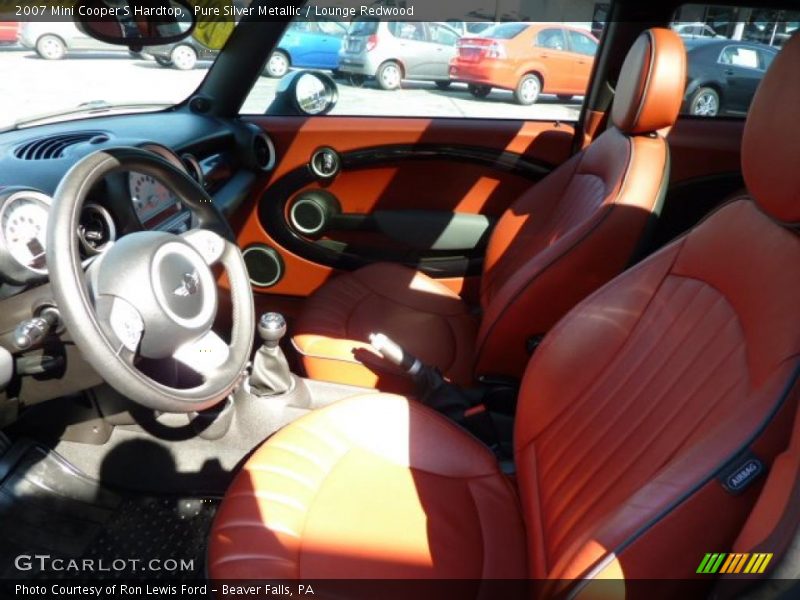 Pure Silver Metallic / Lounge Redwood 2007 Mini Cooper S Hardtop
