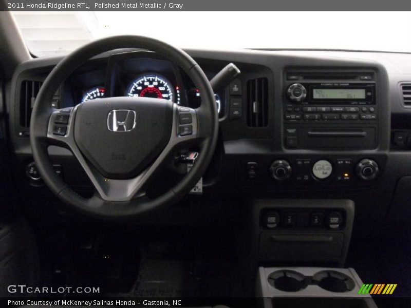 Polished Metal Metallic / Gray 2011 Honda Ridgeline RTL