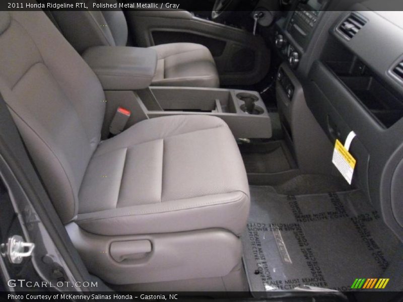 Polished Metal Metallic / Gray 2011 Honda Ridgeline RTL