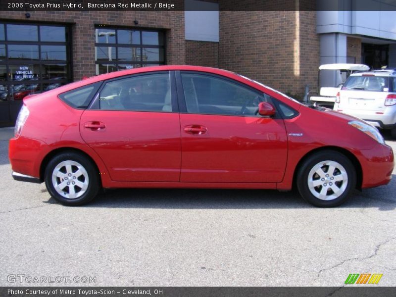 Barcelona Red Metallic / Beige 2006 Toyota Prius Hybrid