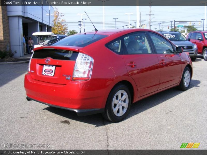 Barcelona Red Metallic / Beige 2006 Toyota Prius Hybrid