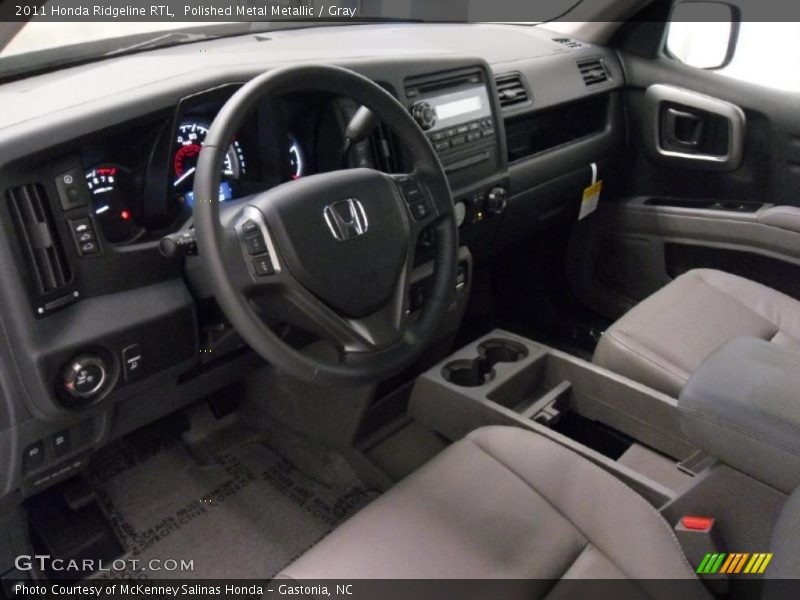 Polished Metal Metallic / Gray 2011 Honda Ridgeline RTL